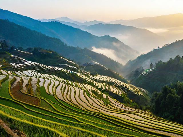 紫鹊界梯田日出,哪里是最佳观赏点?-图3 紫鹊界梯田日出,哪里是最佳观赏点?-图3