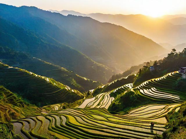 紫鹊界梯田日出,哪里是最佳观赏点?-图4 紫鹊界梯田日出,哪里是最佳观赏点?-图4