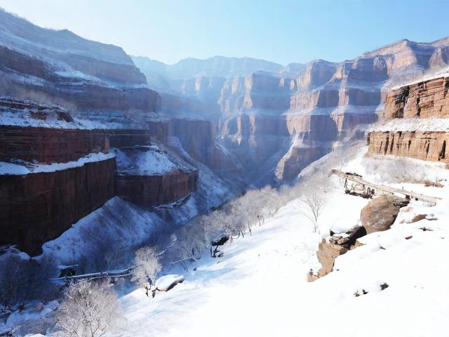 太行山雪景有多美?-图4 太行山雪景有多美?-图4