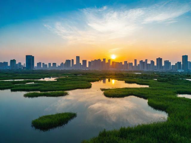 如何实现城市与湿地之间的晨光微露无缝切换?-图1 如何实现城市与湿地之间的晨光微露无缝切换?-图1